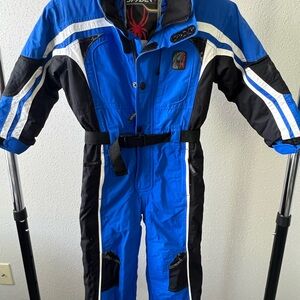Spyder Kids Blue and Black Jacket